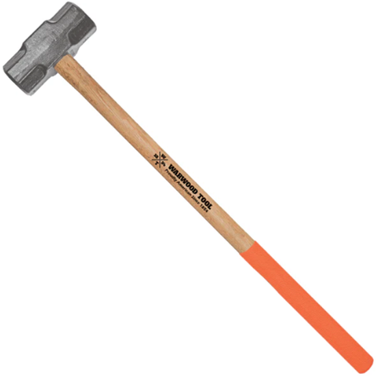 Warwood Tool 53442 10 lb. Sledge Hammer with 36" Hickory Safety Grip Handle