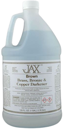 JAX Chemical Brown Brass, Bronze & Copper Darkener