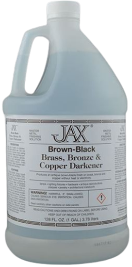 JAX Chemical Brown-Black Brass, Bronze & Copper Darkener