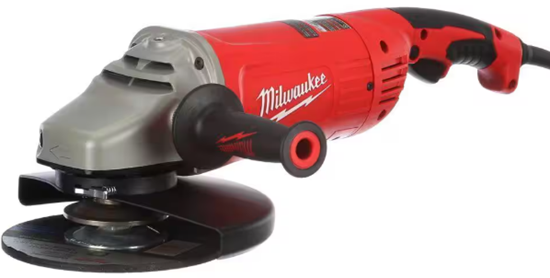 Milwaukee 6088-30 15 Amp 7" - 9" Large Angle Grinder with Lock-on