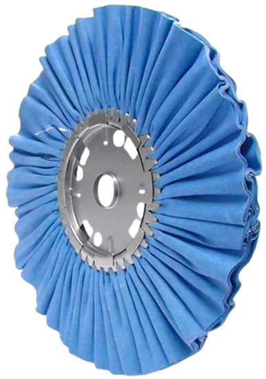 6" Pleated Treated Buffing Wheel